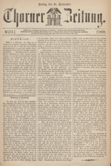 Thorner Zeitung. 1868, № 213 (11 September)