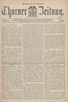 Thorner Zeitung. 1868, № 215 (13 September)