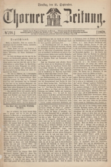 Thorner Zeitung. 1868, № 216 (15 September)
