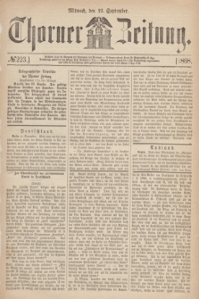 Thorner Zeitung. 1868, № 223 (23 September)