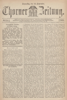 Thorner Zeitung. 1868, № 224 (24 September)