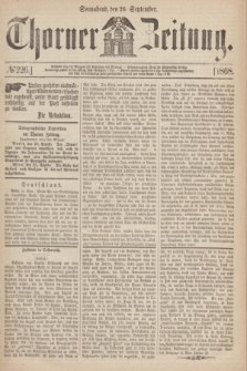 Thorner Zeitung. 1868, № 226 (26 September)