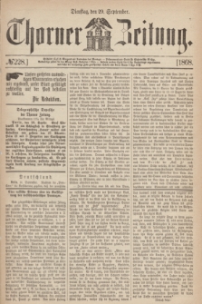 Thorner Zeitung. 1868, № 228 (29 September)