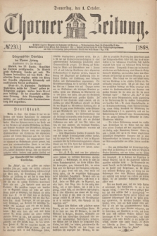 Thorner Zeitung. 1868, № 230 (1 October)