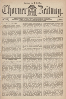 Thorner Zeitung. 1868, № 233 (4 October)
