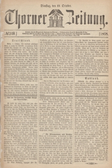 Thorner Zeitung. 1868, № 240 (13 October)