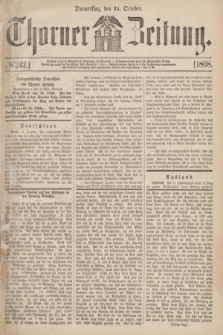 Thorner Zeitung. 1868, № 242 (15 October)