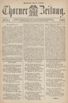 Thorner Zeitung. 1868, № 244 (17 October)