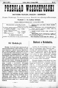 Przegląd Wszechpolski : dwutygodnik polityczny, społeczny i ekonomiczny. 1895, nr 3