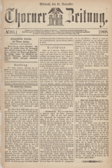 Thorner Zeitung. 1868, № 265 (11 November)