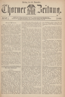 Thorner Zeitung. 1868, № 267 (13 November)
