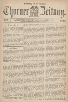 Thorner Zeitung. 1868, № 272 (19 November)