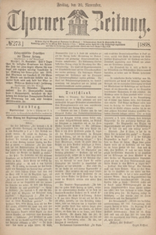 Thorner Zeitung. 1868, № 273 (20 November)
