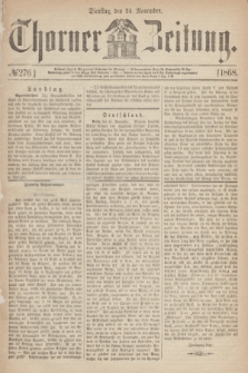 Thorner Zeitung. 1868, № 276 (24 November)