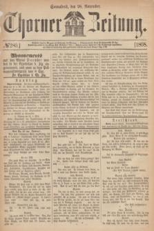 Thorner Zeitung. 1868, № 280 (28 November)