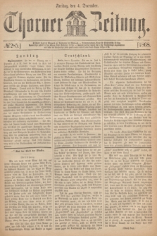 Thorner Zeitung. 1868, № 285 (4 December)