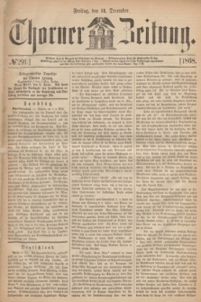 Thorner Zeitung. 1868, № 291 (11 December)