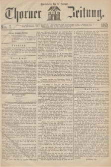 Thorner Zeitung. 1869, Nro. 7 (9 Januar)