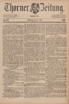Thorner Zeitung : Begründet 1760. 1888, Nr. 154 (4 Juli)