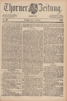 Thorner Zeitung : Begründet 1760. 1888, Nr. 237 (9 October)