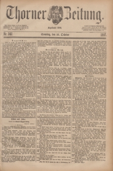 Thorner Zeitung : Begründet 1760. 1888, Nr. 242 (16 October) + dod.