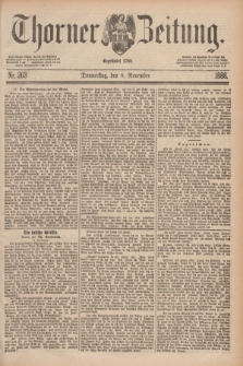 Thorner Zeitung : Begründet 1760. 1888, Nr. 263 (8 November)