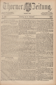 Thorner Zeitung : Begründet 1760. 1888, Nr. 272 (18 November)