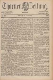 Thorner Zeitung : Begründet 1760. 1888, Nr. 286 (5 December)