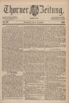 Thorner Zeitung : Begründet 1760. 1888, Nr. 289 (8 December)
