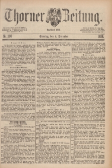 Thorner Zeitung : Begründet 1760. 1888, Nr. 290 (9 Dezember)