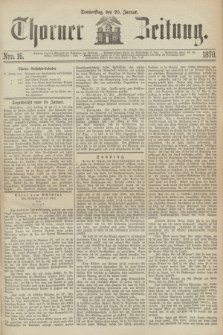 Thorner Zeitung. 1870, Nro. 16 (20 Januar)