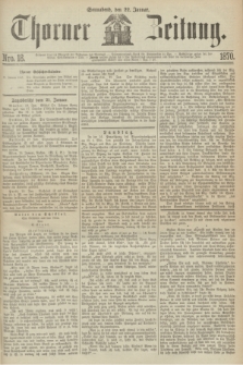 Thorner Zeitung. 1870, Nro. 18 (22 Januar)