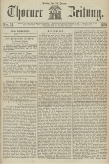 Thorner Zeitung. 1870, Nro. 23 (28 Januar)