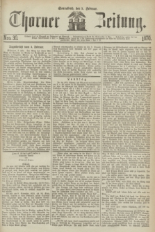 Thorner Zeitung. 1870, Nro. 30 (5 Februar)