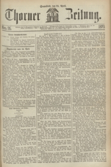 Thorner Zeitung. 1870, Nro. 95 (23 April)