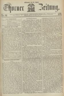 Thorner Zeitung. 1870, Nro. 98 (27 April)
