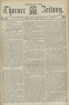 Thorner Zeitung. 1870, Nro. 112 (14 Mai)