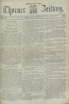 Thorner Zeitung. 1870, Nro. 171 (24 Juli)