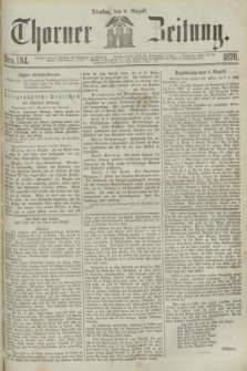 Thorner Zeitung. 1870, Nro. 184 (9 August)