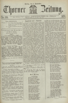 Thorner Zeitung. 1870, Nro. 205 (2 September)