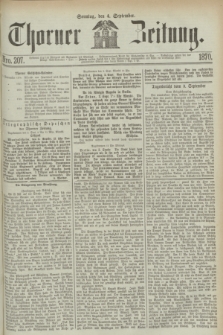 Thorner Zeitung. 1870, Nro. 207 (4 September)