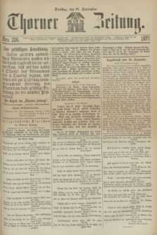 Thorner Zeitung. 1870, Nro. 226 (27 September)
