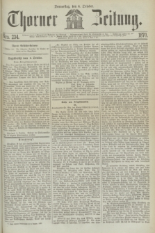 Thorner Zeitung. 1870, Nro. 234 (6 October)