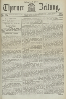 Thorner Zeitung. 1870, Nro. 235 (7 October)
