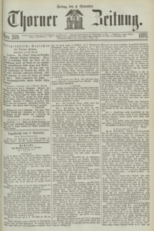 Thorner Zeitung. 1870, Nro. 259 (4 November)