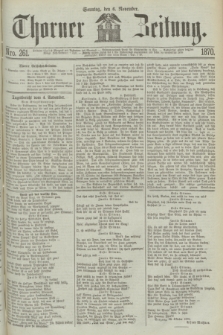 Thorner Zeitung. 1870, Nro. 261 (6 November)