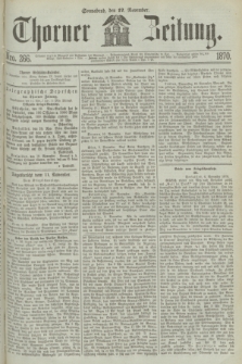 Thorner Zeitung. 1870, Nro. 266 (12 November) + wkładka