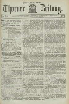 Thorner Zeitung. 1870, Nro. 278 (26 November)