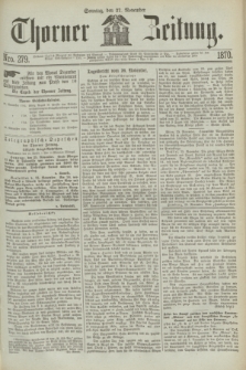 Thorner Zeitung. 1870, Nro. 279 (27 November)