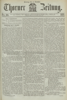 Thorner Zeitung. 1870, Nro. 285 (4 December)